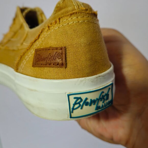 Blowfish Malibu Marley women's Slip On shoes Sunrise Color Washed Canvas sz 8.5 - Picture 8 of 12